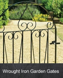 View our Wrought Iron Garden Gates for sale