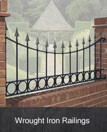 View our Wrought Iron Railings for sale