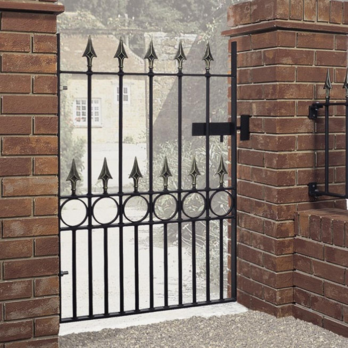 Balmoral wrought iron garden gate design