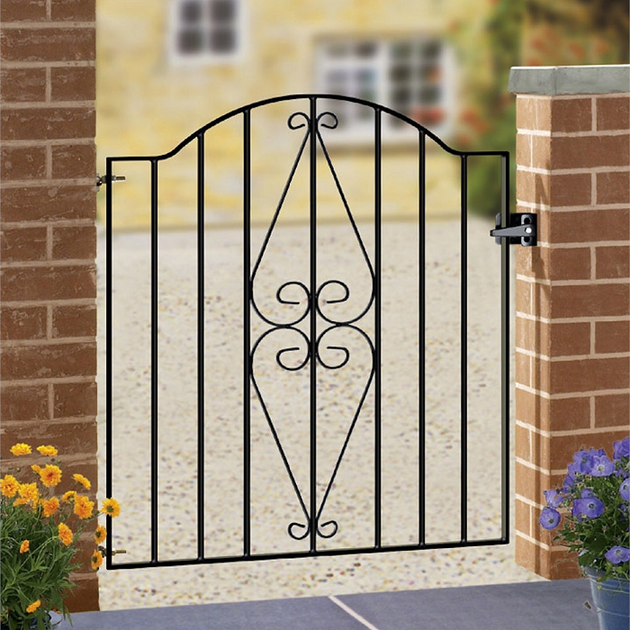 Henley wrought iron garden gate