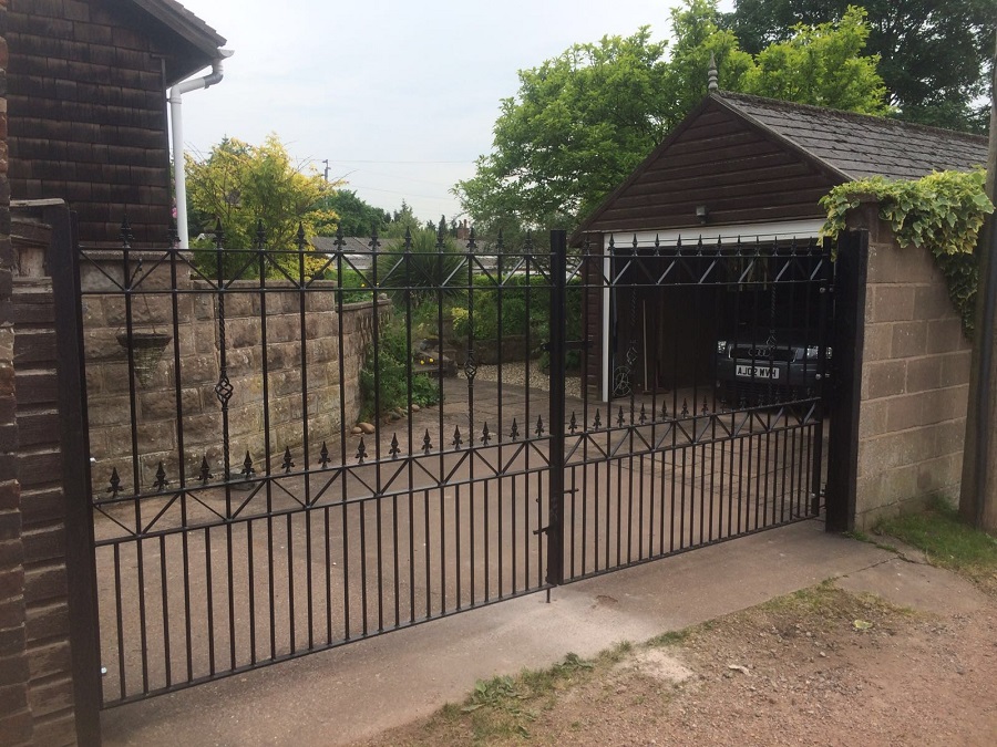 Royale Ascot wrought iron driveway gates