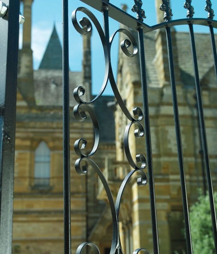 Royale Grange wrought iron detail